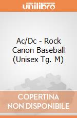 Ac/Dc - Rock Canon Baseball (Unisex Tg. M) gioco di CID