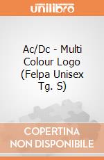 Ac/Dc - Multi Colour Logo (Felpa Unisex Tg. S) gioco di CID