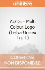 Ac/Dc - Multi Colour Logo (Felpa Unisex Tg. L) gioco di CID