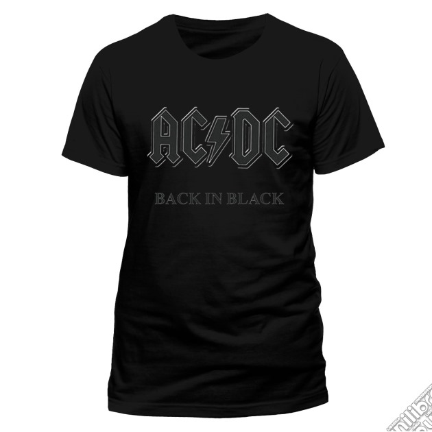 Ac/Dc - Back In Black (T-Shirt Uomo S) gioco di CID