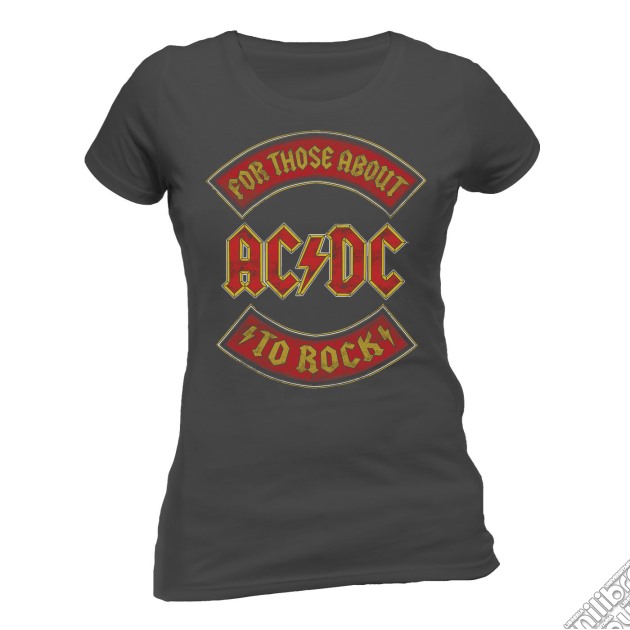 Ac/Dc About To Rock Banner (Unisex Tg. XL) gioco di CID