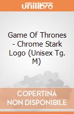 Game Of Thrones - Chrome Stark Logo (Unisex Tg. M) gioco di CID