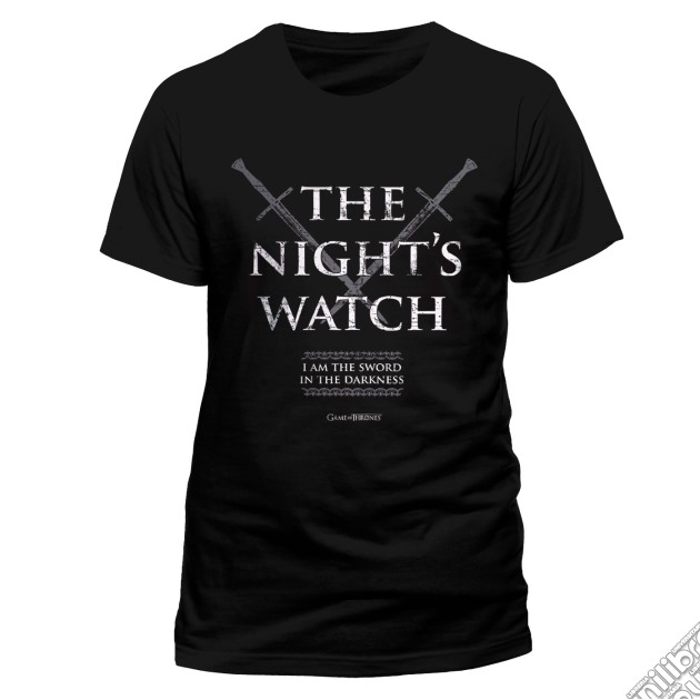 Game Of Thrones - Nights Watch (Unisex Tg. S) gioco di CID
