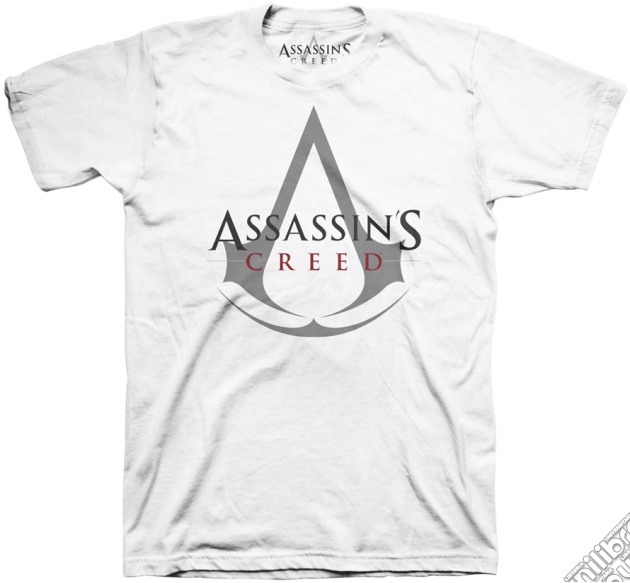 Assassin's Creed - Logo White (Unisex Tg. S) gioco di CID