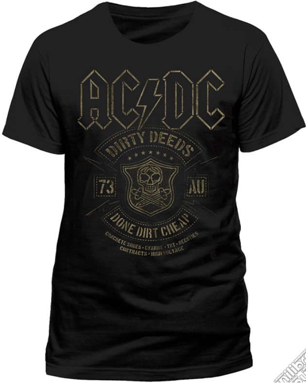 Ac/Dc - Black Done Cheap (Unisex Tg. S) gioco di CID