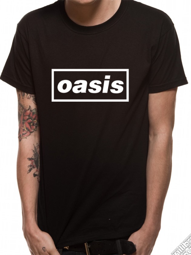 Oasis - Black Logo (T-Shirt Unisex Tg. S) gioco di CID
