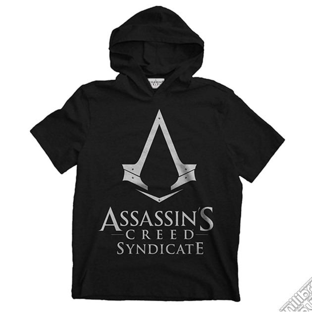Assassin's Creed Syndicate - Logo Black (Felpa Manica Corta Unisex Tg. S) gioco di CID