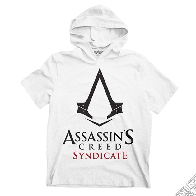 Assassin's Creed Syndicate - Logo White (Felpa Manica Corta Unisex Tg. XL) gioco di CID