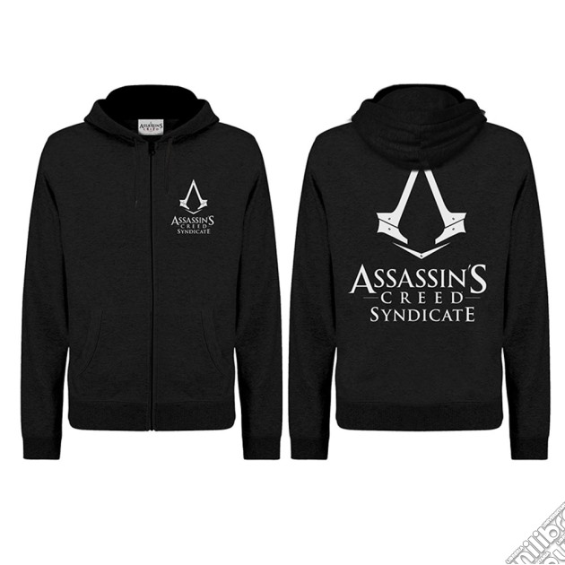 Assassin's Creed Syndicate - Chest Logo Black (Felpa Zip Unisex Tg. S) gioco di CID