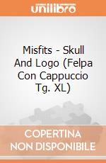 Misfits - Skull And Logo (Felpa Con Cappuccio Tg. XL) gioco di CID