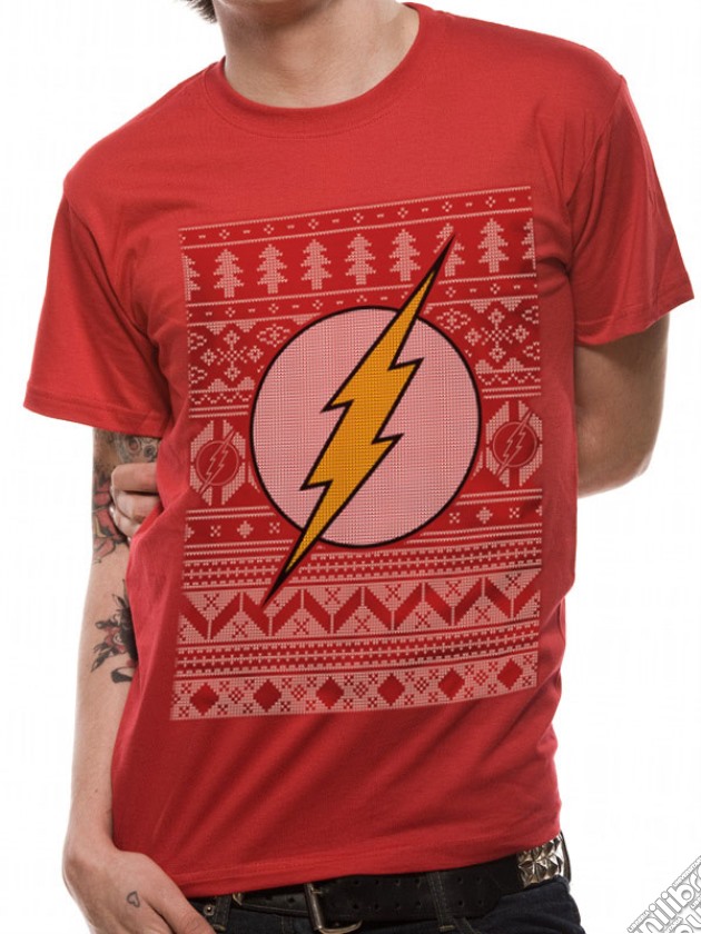 The Flash - Fair Isle Logo (T-Shirt Unisex Tg. L) gioco di CID