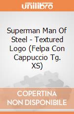 Superman Man Of Steel - Textured Logo (Felpa Con Cappuccio Tg. XS) gioco