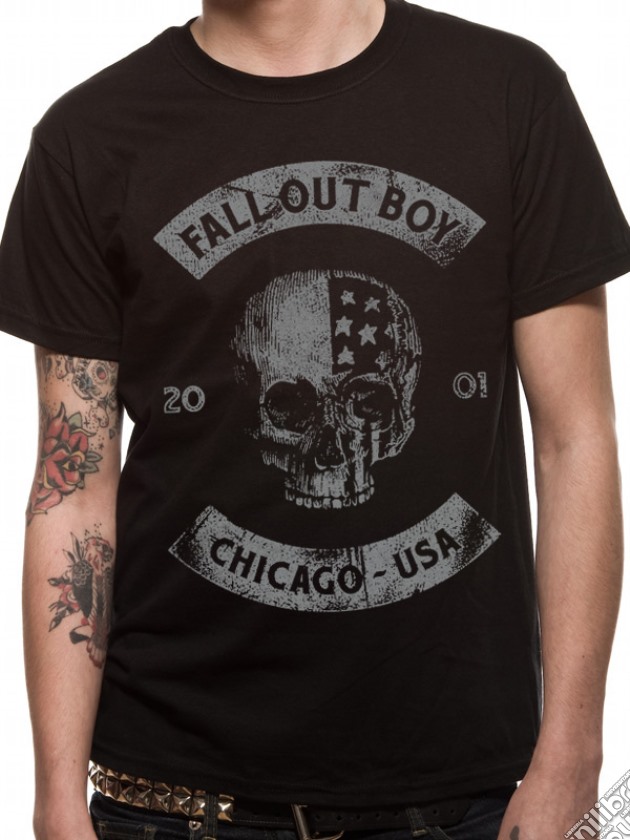 Fall Out Boy - Chicago Skull (Unisex Tg. S) gioco di CID