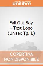 Fall Out Boy - Text Logo (Unisex Tg. L) gioco di CID