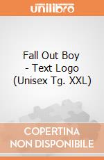 Fall Out Boy - Text Logo (Unisex Tg. XXL) gioco di CID