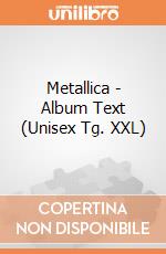 Metallica - Album Text (Unisex Tg. XXL) gioco di CID