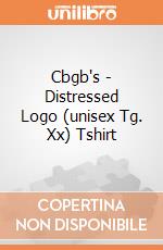 Cbgb's - Distressed Logo (unisex Tg. Xx) Tshirt gioco