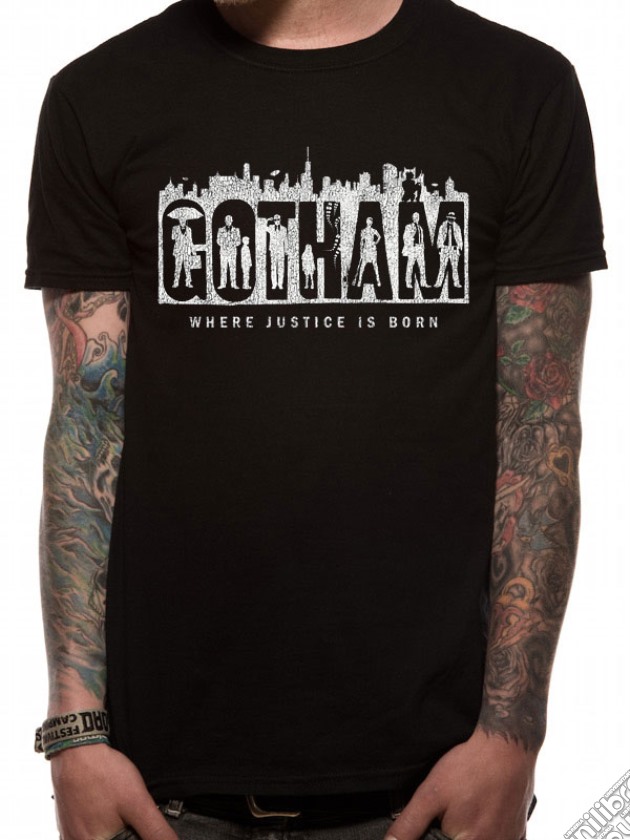 Gotham - Justice (T-Shirt Unisex Tg. M) gioco
