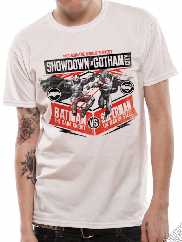 Batman Vs Superman - Showdown In Gotham (Unisex Tg. XL) gioco di CID