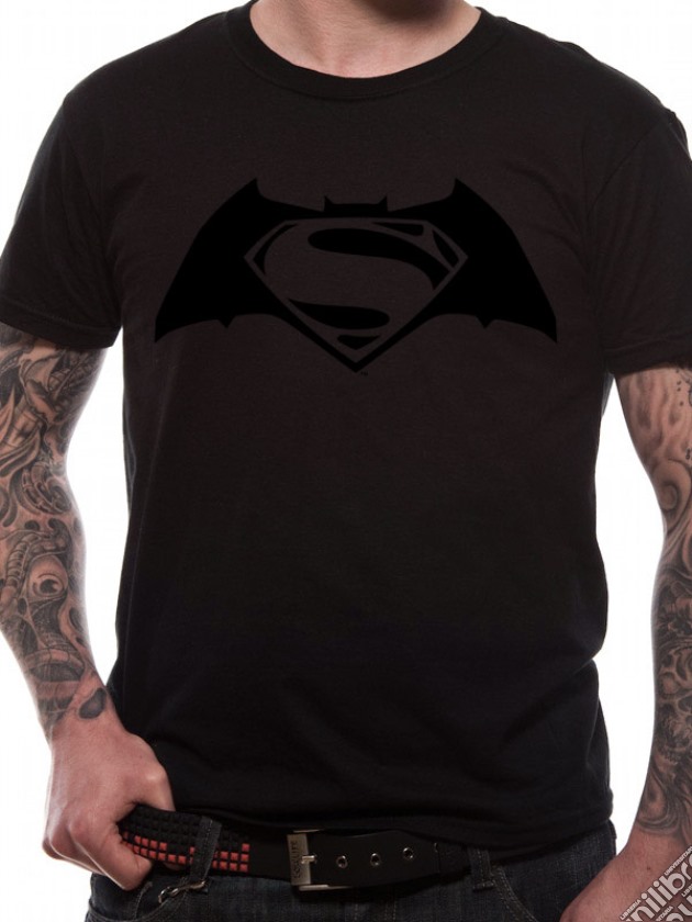 Batman Vs Superman - Black On Black Logo (Unisex Tg. L) gioco di CID