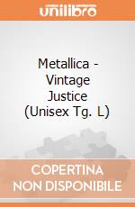 Metallica - Vintage Justice (Unisex Tg. L) gioco di CID
