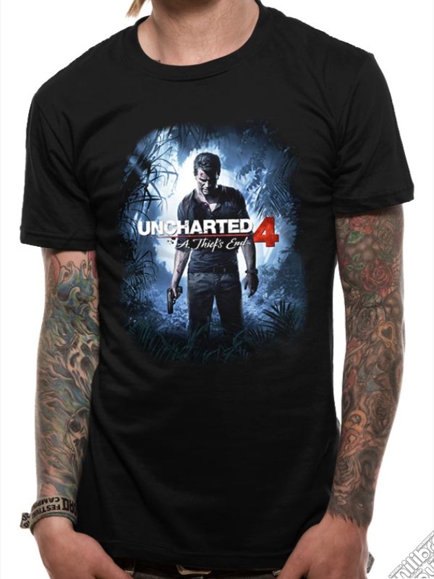 Uncharted 4 - Thief Cover (Unisex Tg. S) gioco di CID