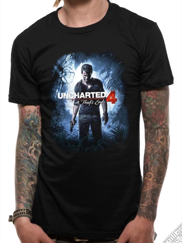 Uncharted 4 - Thief Cover (Unisex Tg. M) gioco di CID