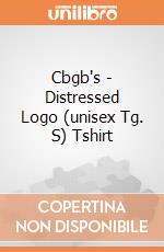 Cbgb's - Distressed Logo (unisex Tg. S) Tshirt gioco