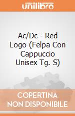 Ac/Dc - Red Logo (Felpa Con Cappuccio Unisex Tg. S) gioco di CID