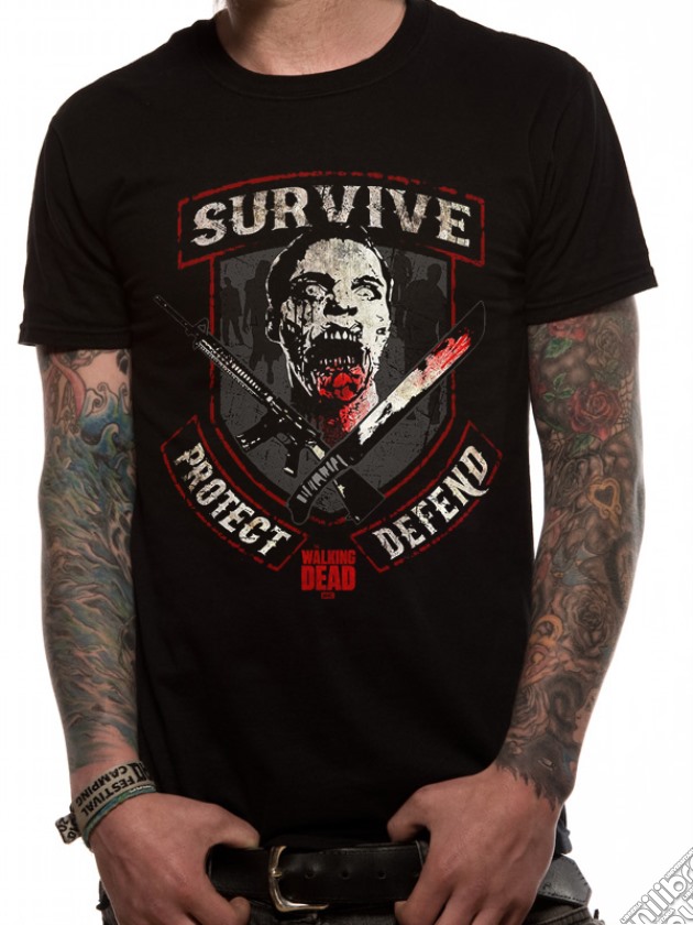 Walking Dead - Survive (T-Shirt Unisex Tg. L) gioco di CID