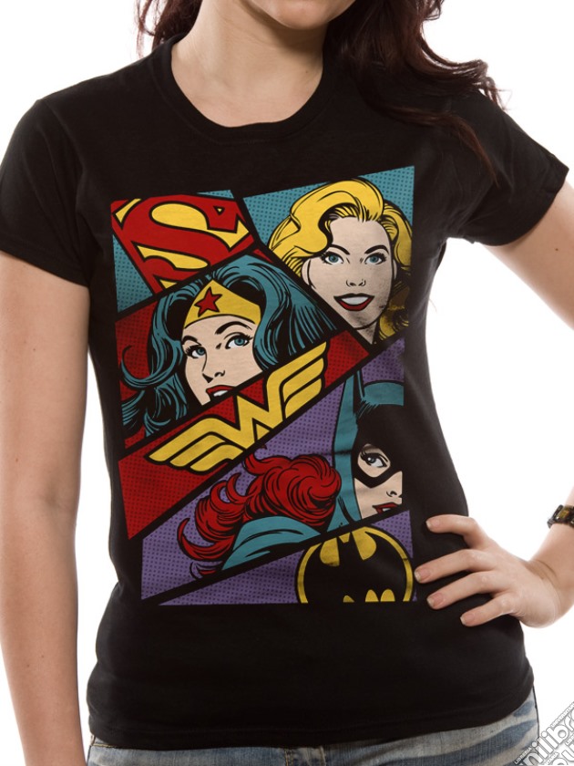 Dc Comics: Heroine Art (T-Shirt Unisex Tg. S) gioco