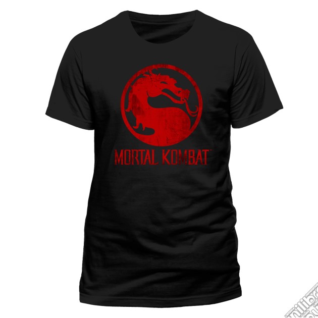 Mortal Kombat - Distressed Logo (T-Shirt Unisex Tg. L) gioco