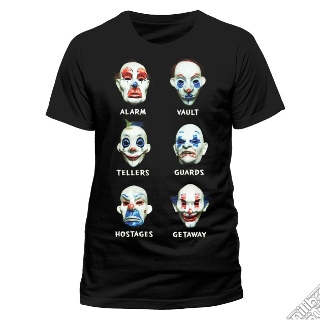 Batman The Dark Knight - Theif Masks (T-Shirt Unisex Tg. L) gioco