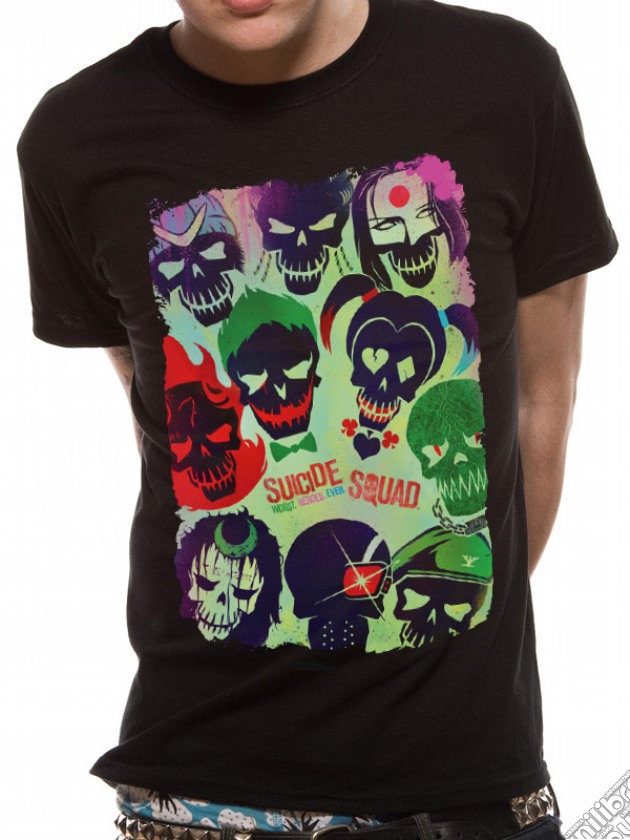 Suicide Squad - Poster (T-Shirt Unisex Tg. M) gioco