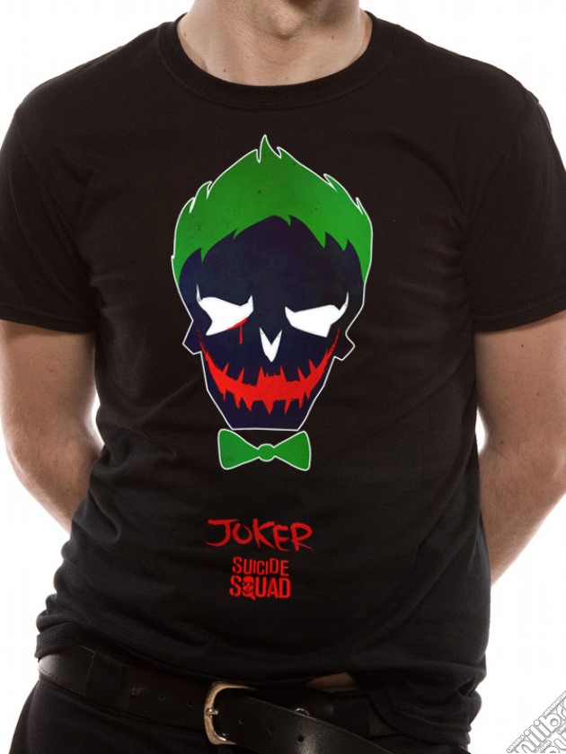 Suicide Squad - Joker Black Icon (T-Shirt Unisex Tg. L) gioco