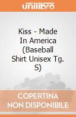Kiss - Made In America (Baseball Shirt Unisex Tg. S) gioco di CID
