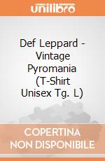 Def Leppard - Vintage Pyromania (T-Shirt Unisex Tg. L) gioco