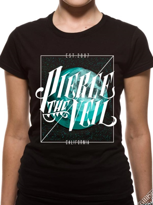 Pierce The Veil - Moon Logo (T-Shirt Donna Tg. S) gioco