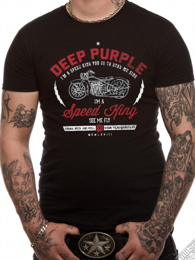 Deep Purple - Speed King (T-Shirt Unisex Tg. L) gioco