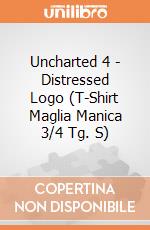 Uncharted 4 - Distressed Logo (T-Shirt Maglia Manica 3/4 Tg. S) gioco