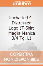 Uncharted 4 - Distressed Logo (T-Shirt Maglia Manica 3/4 Tg. L) gioco