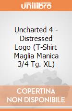 Uncharted 4 - Distressed Logo (T-Shirt Maglia Manica 3/4 Tg. XL) gioco