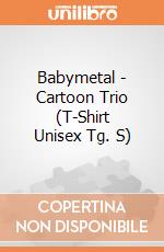 Babymetal - Cartoon Trio (T-Shirt Unisex Tg. S) gioco