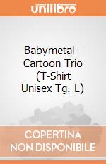 Babymetal - Cartoon Trio (T-Shirt Unisex Tg. L) gioco