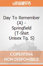 Day To Remember (A) - Springfield (T-Shirt Unisex Tg. S) gioco