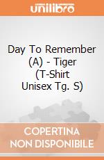 Day To Remember (A) - Tiger (T-Shirt Unisex Tg. S) gioco