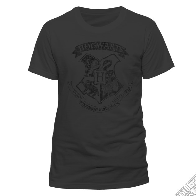 Harry Potter - Distressed Hogwarts (T-Shirt Unisex Tg. S) gioco