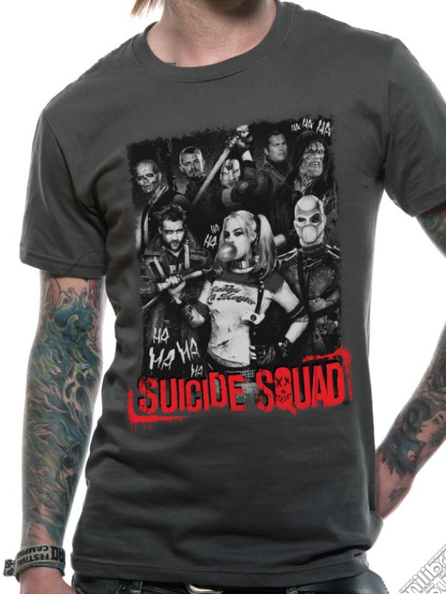 DC Comics: Suicide Squad - Ha Ha Ha (T-Shirt Unisex Tg. S) gioco