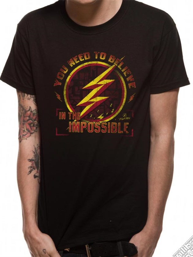 The Flash (tv) - Tv Logo (T-Shirt Unisex Tg. 2XL) gioco