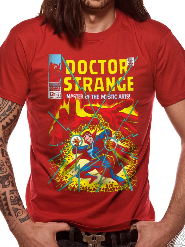 Dr Strange - Comic Cover Red (T-Shirt Unisex Tg. XL) gioco